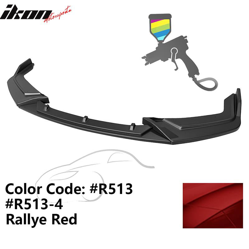 2017-2021 Honda Civic Hatchback IKON Style 3PCS Front Bumper Lip PP