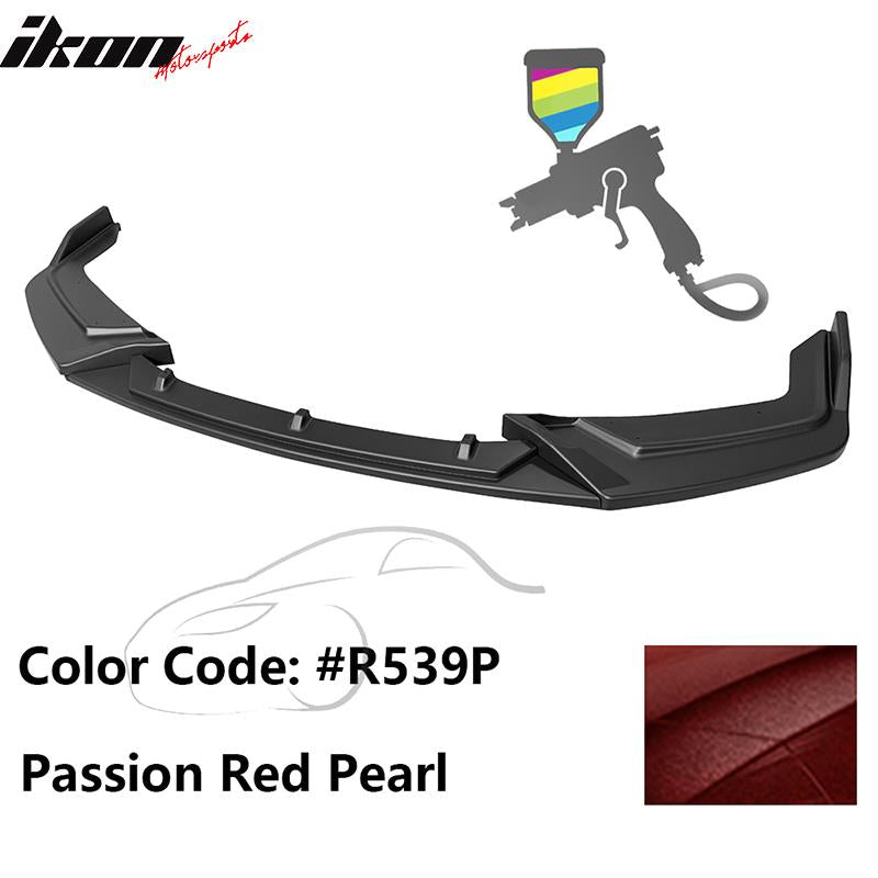 2017-2021 Honda Civic Hatchback IKON Style 3PCS Front Bumper Lip PP