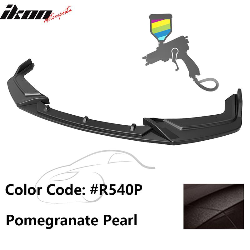 2017-2021 Honda Civic Hatchback IKON Style 3PCS Front Bumper Lip PP