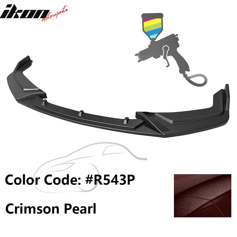 2017-2021 Honda Civic Hatchback IKON Style 3PCS Front Bumper Lip PP