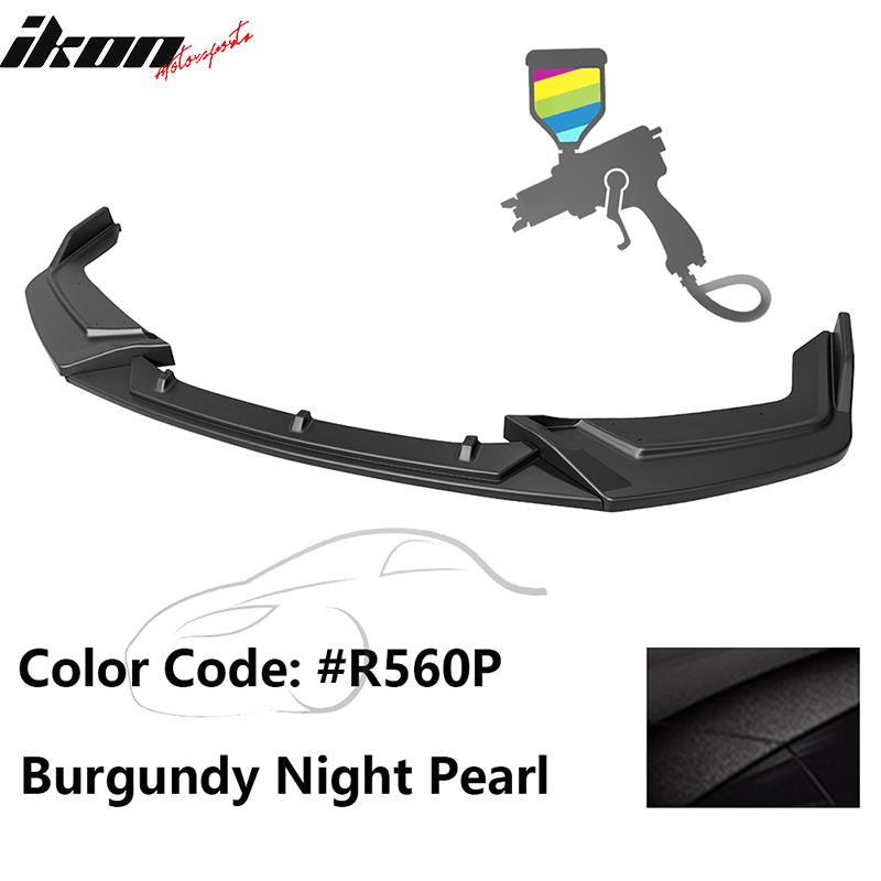 2017-2021 Honda Civic Hatchback IKON Style 3PCS Front Bumper Lip PP