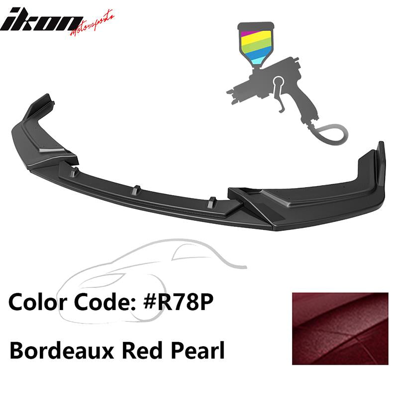 2017-2021 Honda Civic Hatchback IKON Style 3PCS Front Bumper Lip PP