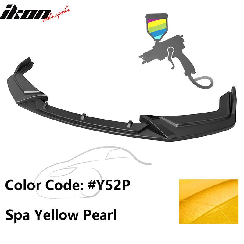 2017-2021 Honda Civic Hatchback IKON Style 3PCS Front Bumper Lip PP