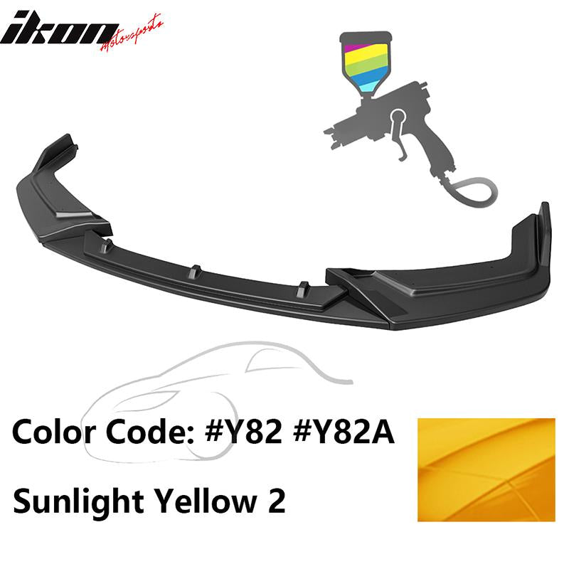 2017-2021 Honda Civic Hatchback IKON Style 3PCS Front Bumper Lip PP