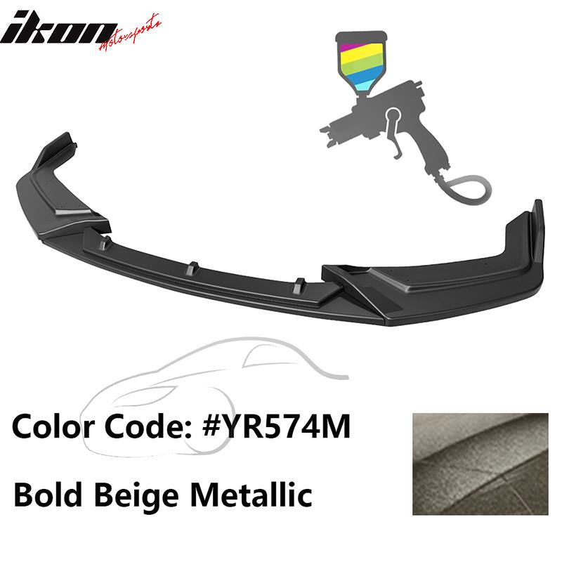 2017-2021 Honda Civic Hatchback IKON Style 3PCS Front Bumper Lip PP