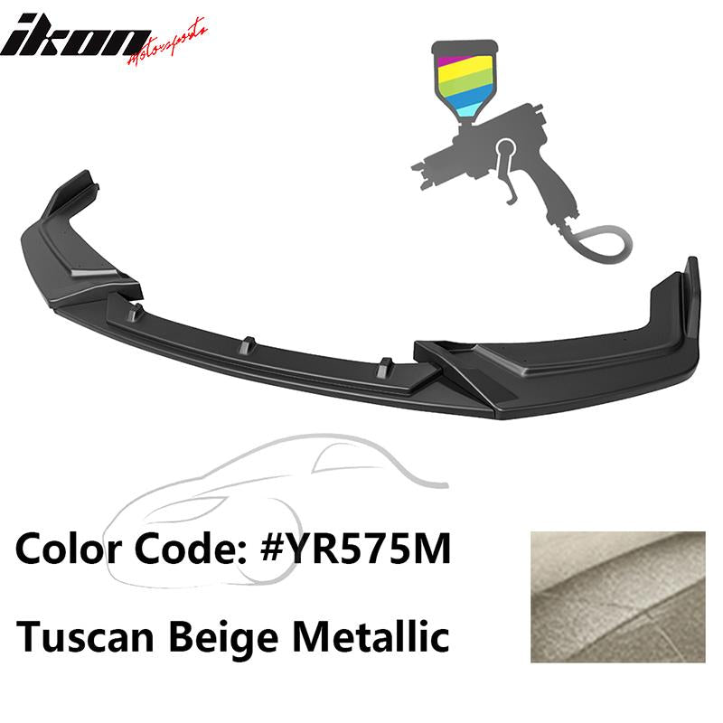 2017-2021 Honda Civic Hatchback IKON Style 3PCS Front Bumper Lip PP