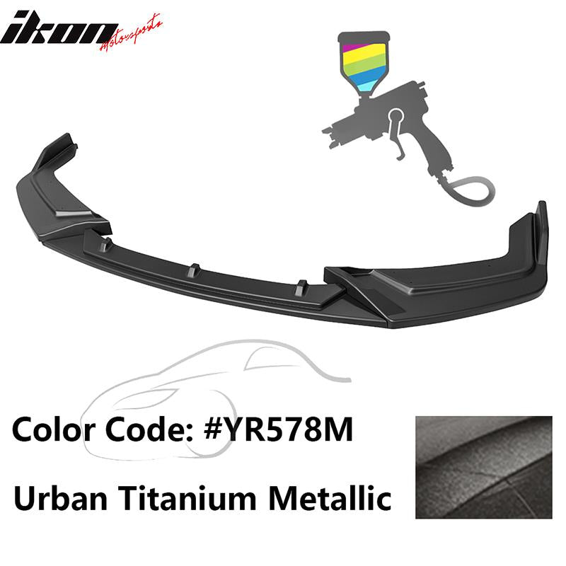 2017-2021 Honda Civic Hatchback IKON Style 3PCS Front Bumper Lip PP