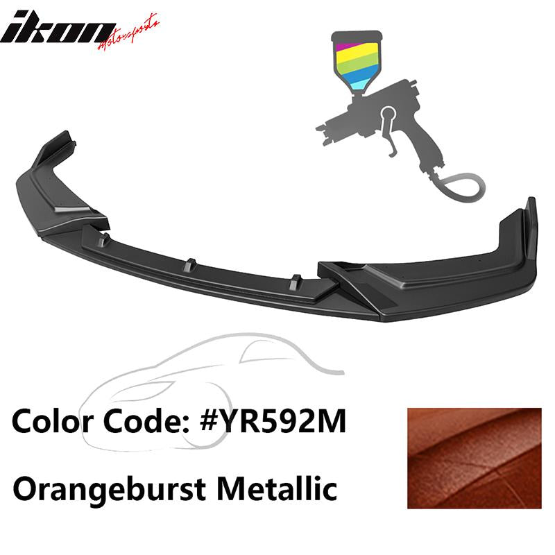 2017-2021 Honda Civic Hatchback IKON Style 3PCS Front Bumper Lip PP