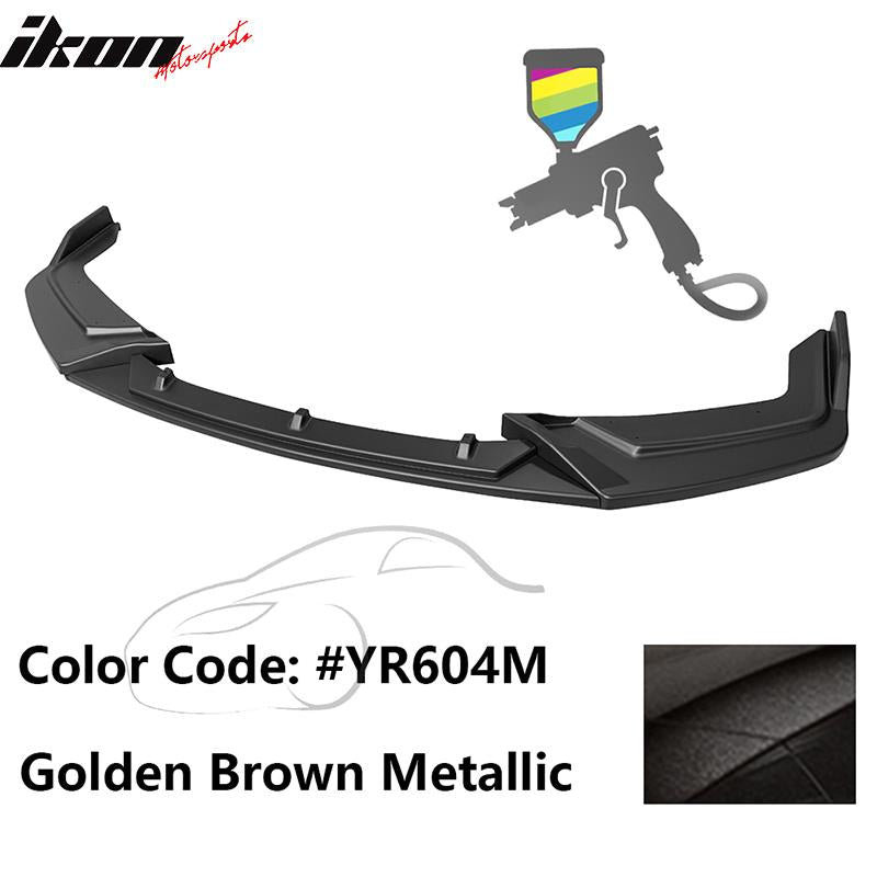 2017-2021 Honda Civic Hatchback IKON Style 3PCS Front Bumper Lip PP