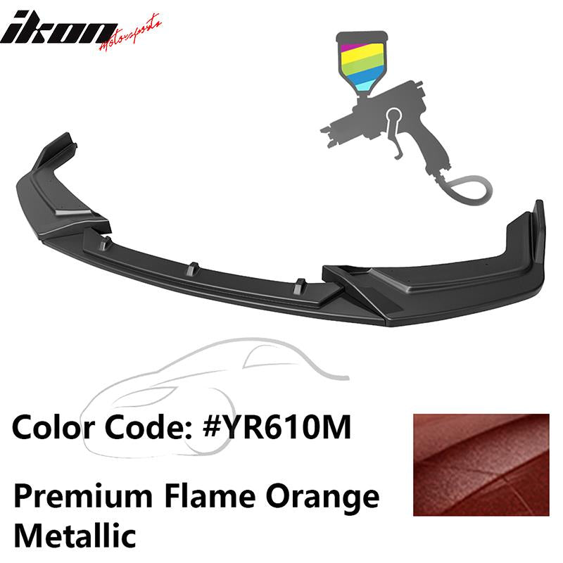 2017-2021 Honda Civic Hatchback IKON Style 3PCS Front Bumper Lip PP