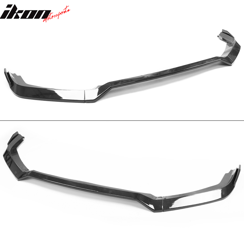 2019-2021 Honda Civic IKON V2 Style Front Bumper Lip Chin Spolier PU