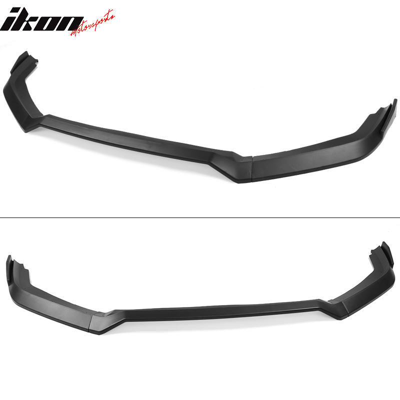 2019-2021 Honda Civic IKON V2 Style Front Bumper Lip Chin Spolier PU