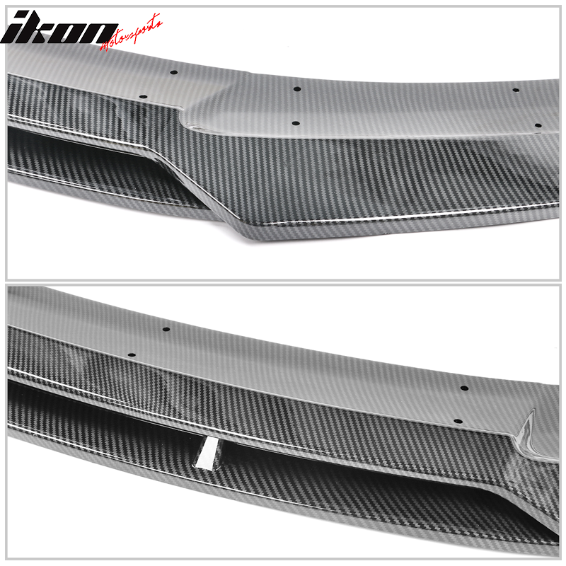 2019-2021 Honda Civic IKON V3 Style Front Bumper Lip Chin Spoiler 2PC