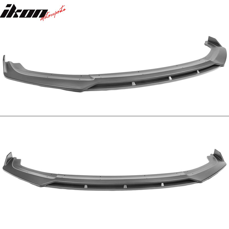 2019-2021 Honda Civic IKON V3 Style Front Bumper Lip Chin Spoiler 2PC