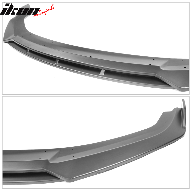 2019-2021 Honda Civic IKON V3 Style Front Bumper Lip Chin Spoiler 2PC