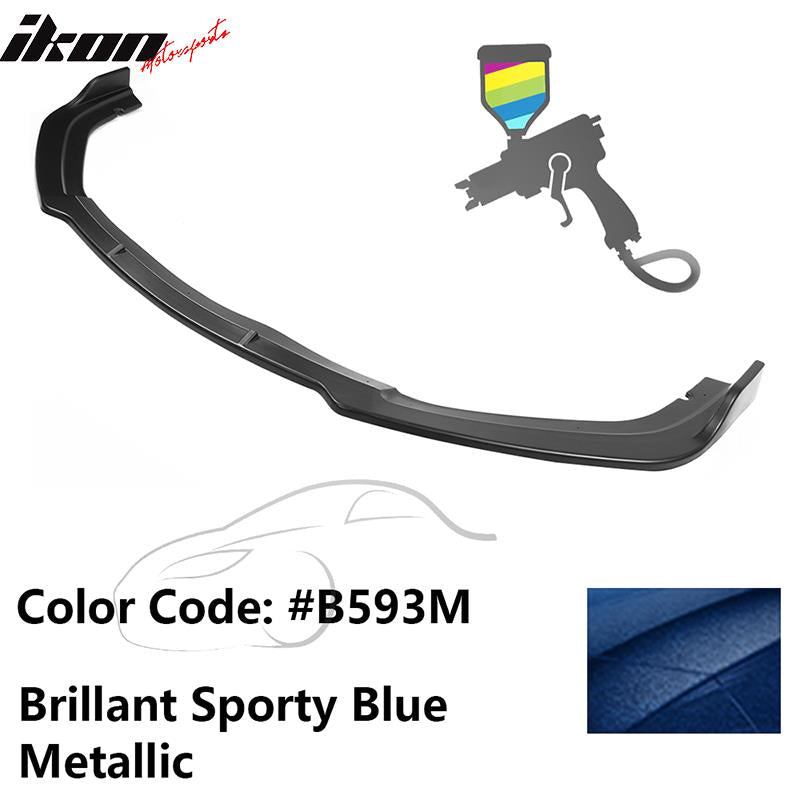 2019-2021 Honda Civic IKON V4 Style Front Bumper Lip Chin Spoiler 1PC