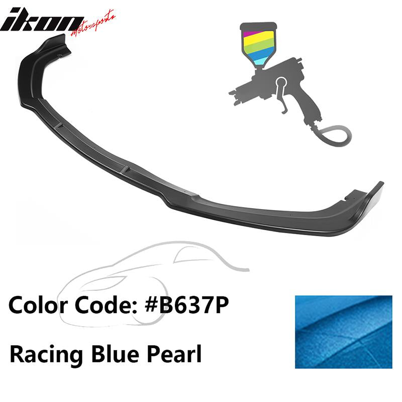 2019-2021 Honda Civic IKON V4 Style Front Bumper Lip Chin Spoiler 1PC