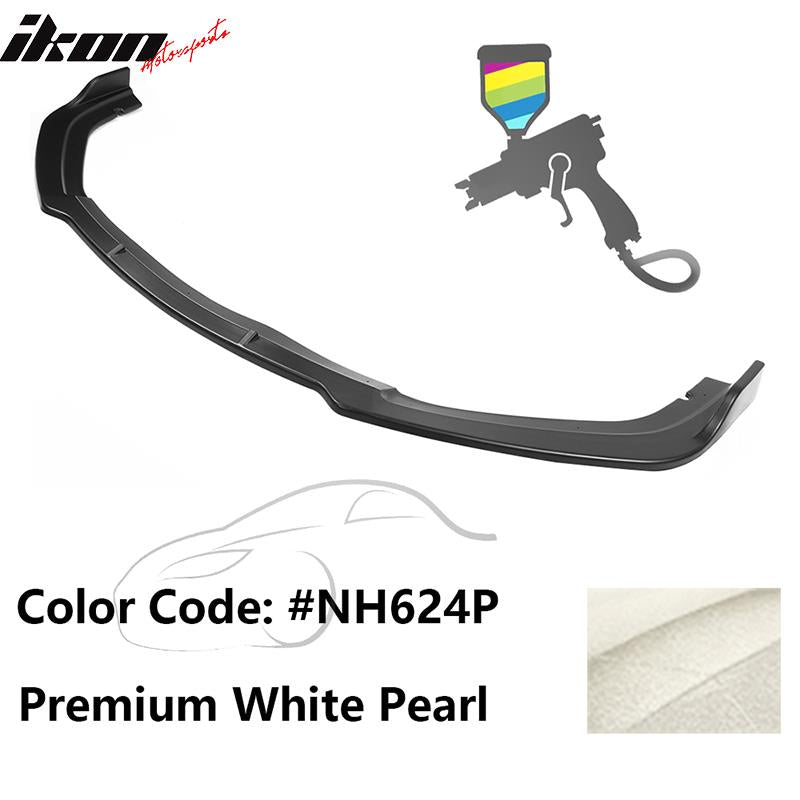 2019-2021 Honda Civic IKON V4 Style Front Bumper Lip Chin Spoiler 1PC