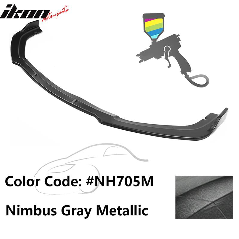 2019-2021 Honda Civic IKON V4 Style Front Bumper Lip Chin Spoiler 1PC