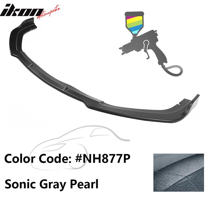 2019-2021 Honda Civic IKON V4 Style Front Bumper Lip Chin Spoiler 1PC