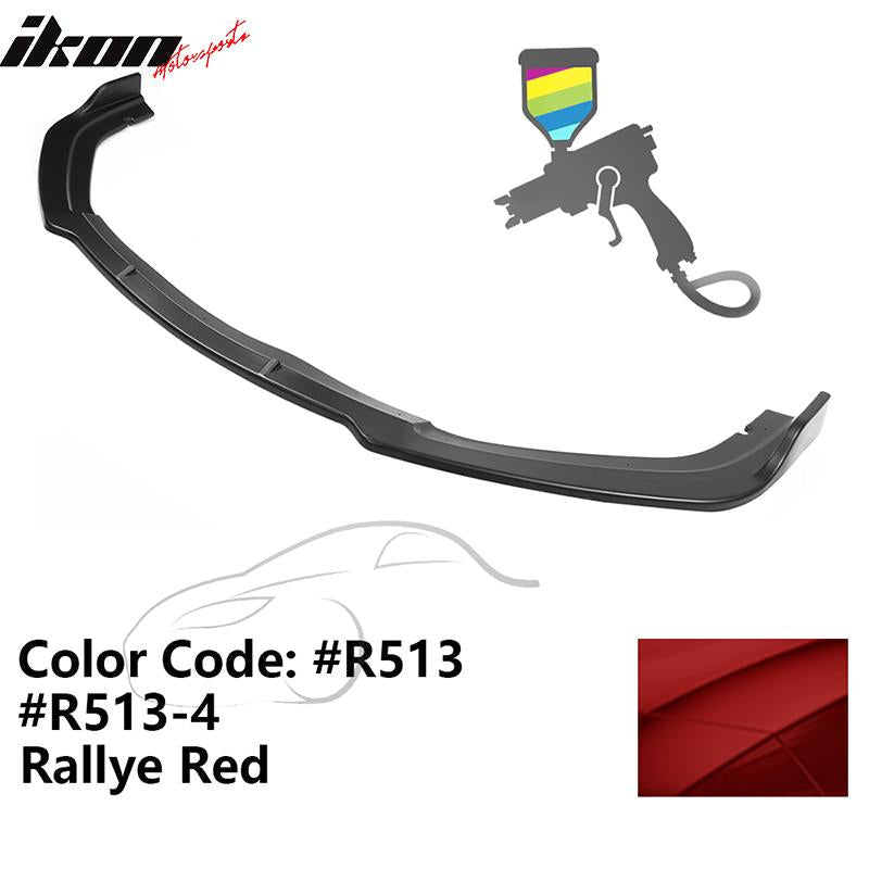 2019-2021 Honda Civic IKON V4 Style Front Bumper Lip Chin Spoiler 1PC