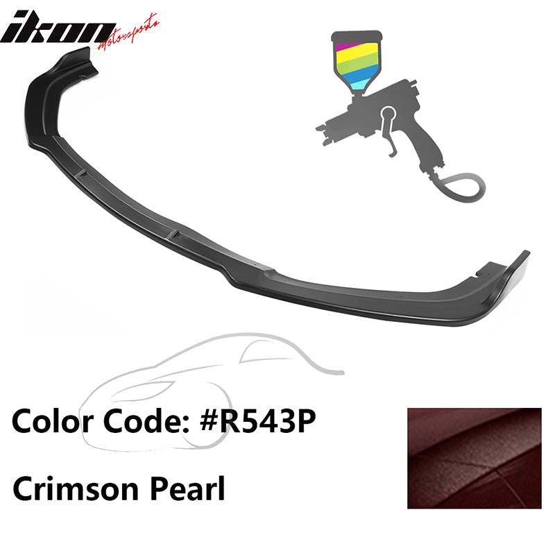 2019-2021 Honda Civic IKON V4 Style Front Bumper Lip Chin Spoiler 1PC