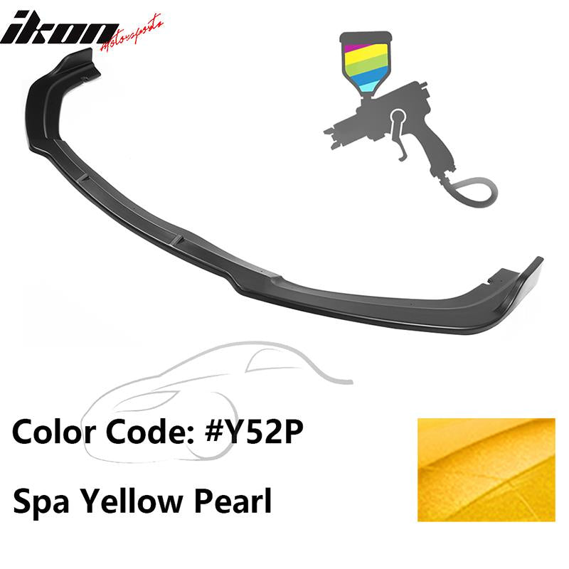 2019-2021 Honda Civic IKON V4 Style Front Bumper Lip Chin Spoiler 1PC