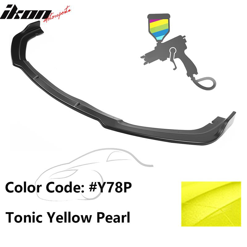 2019-2021 Honda Civic IKON V4 Style Front Bumper Lip Chin Spoiler 1PC