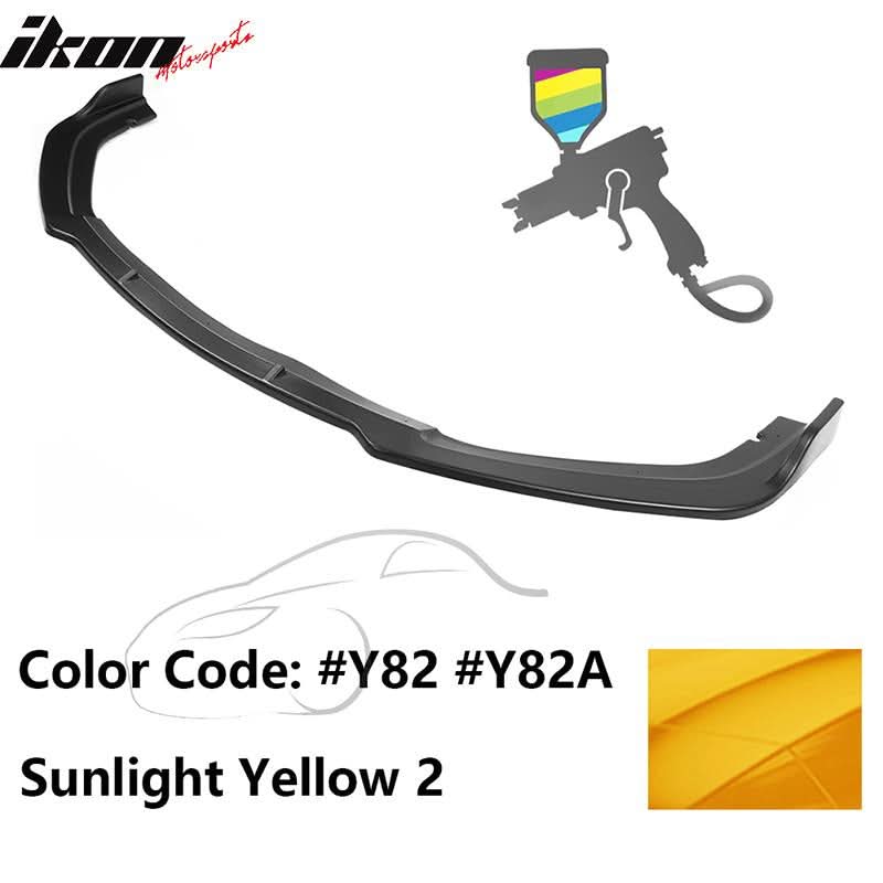 2019-2021 Honda Civic IKON V4 Style Front Bumper Lip Chin Spoiler 1PC