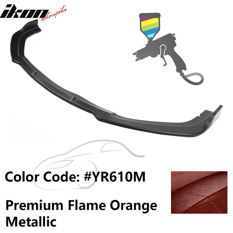 2019-2021 Honda Civic IKON V4 Style Front Bumper Lip Chin Spoiler 1PC