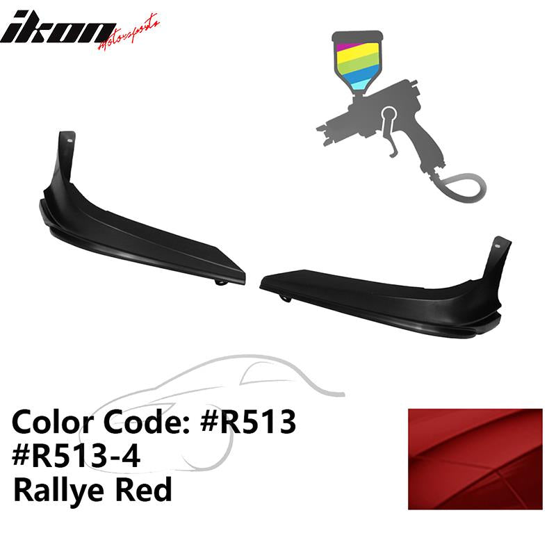 2019-2021 Honda Civic 10TH Gen Modulo Style Front Bumper Lip Splitters