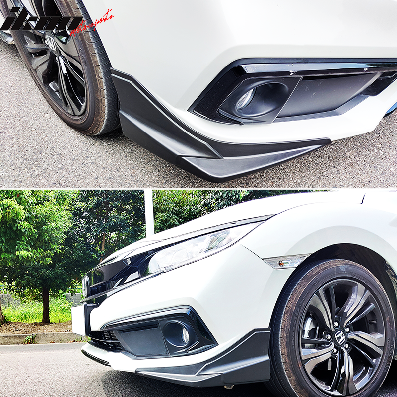2019-2021 Honda Civic Modulo Style Front Splitters Side Apron Lip