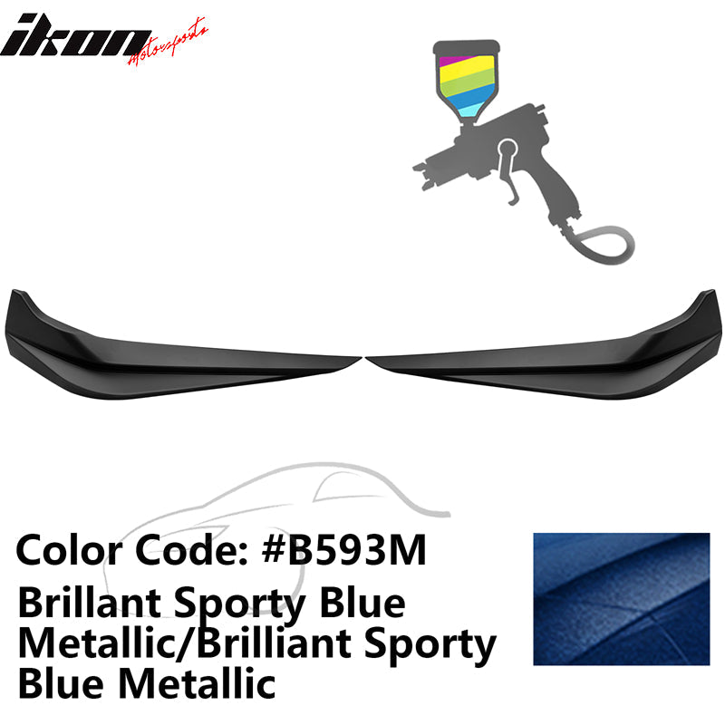 2022-2024 Honda Civic 11th HPD Style 2PC Front Splitters Painted PP