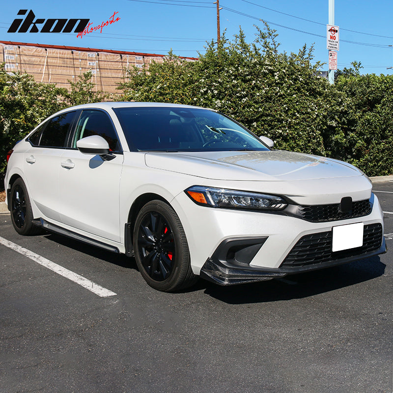 2022-2024 Honda Civic 11th HPD Style 2PC Front Splitters Painted PP