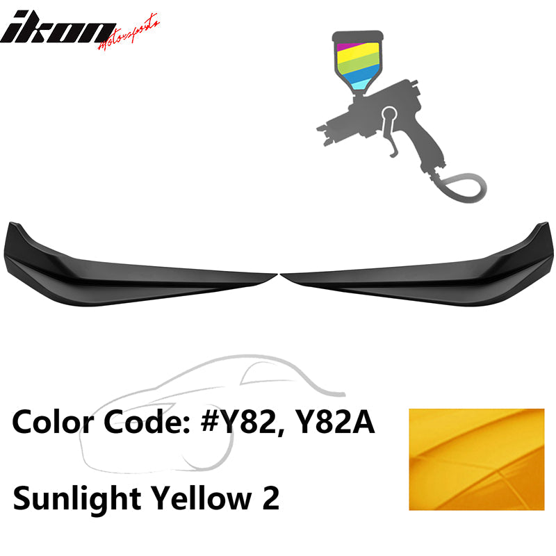 2022-2024 Honda Civic 11th HPD Style 2PC Front Splitters Painted PP