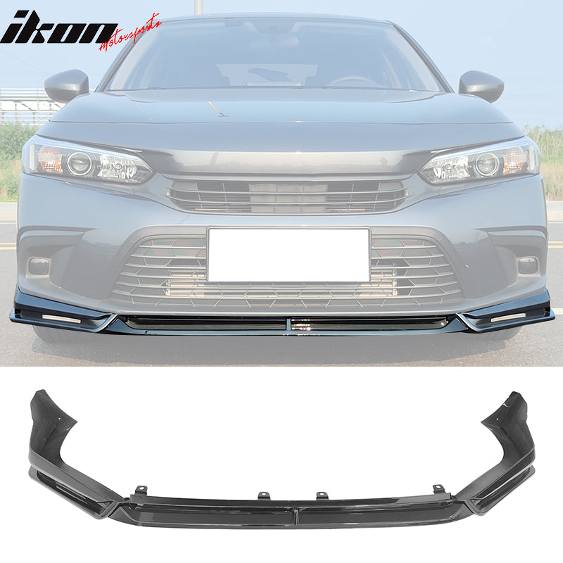 2022-2024 Honda Civic 11th IKON Front Bumper Lip W/LED PP