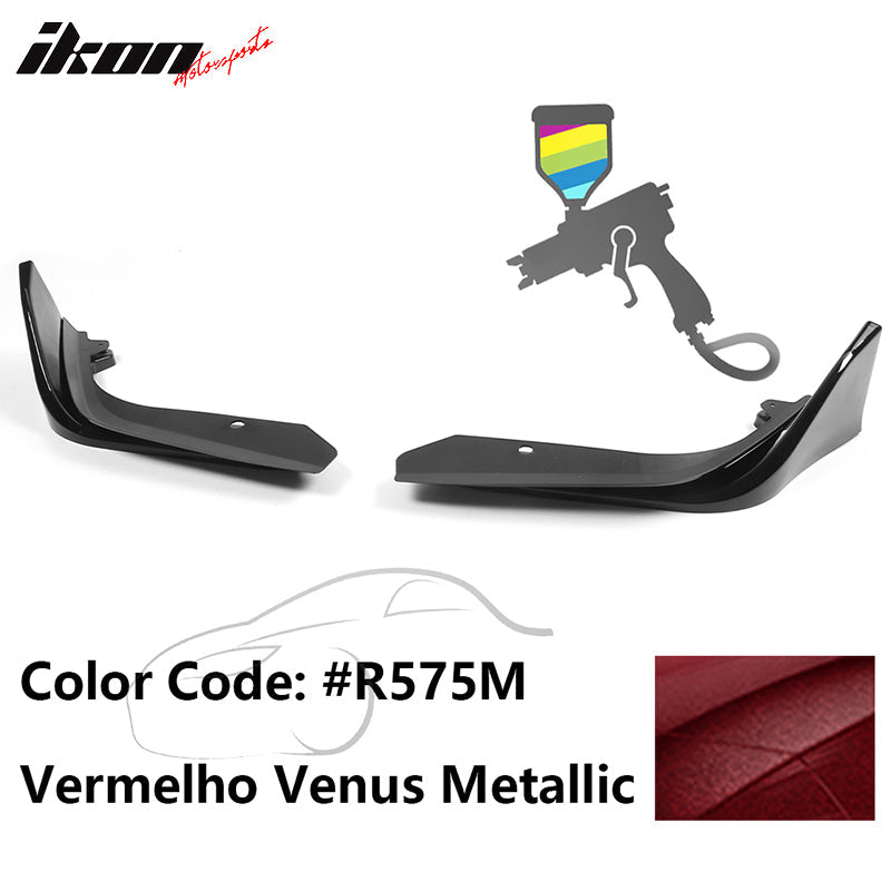 2022-2023 Honda Civic 4DR MD Style Front Bumper Lip Splitter 2PCS PP