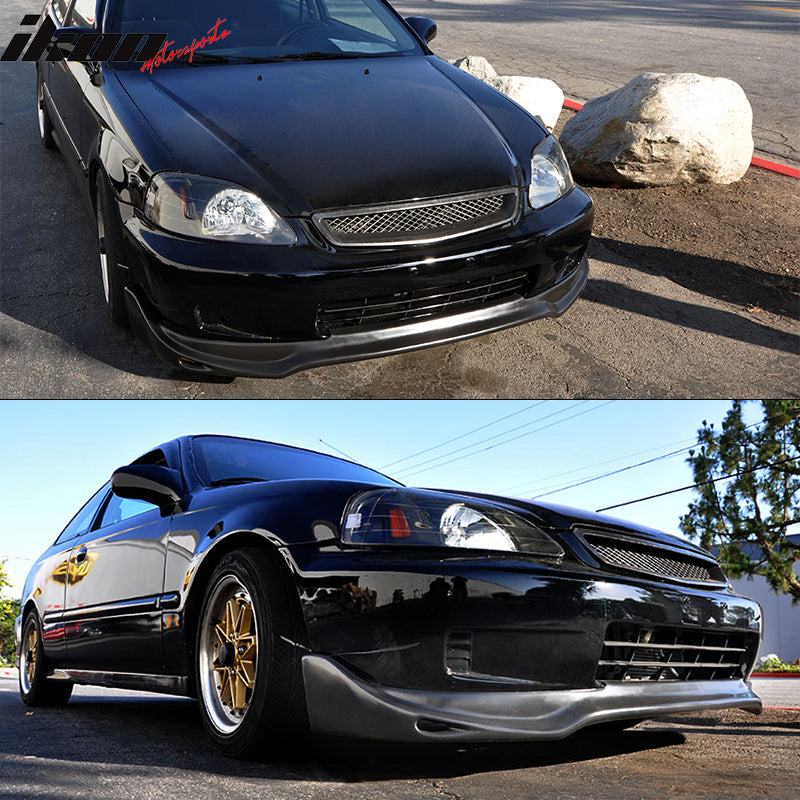 1999-2000 Honda Civic OE Style Front Bumper Lip PU