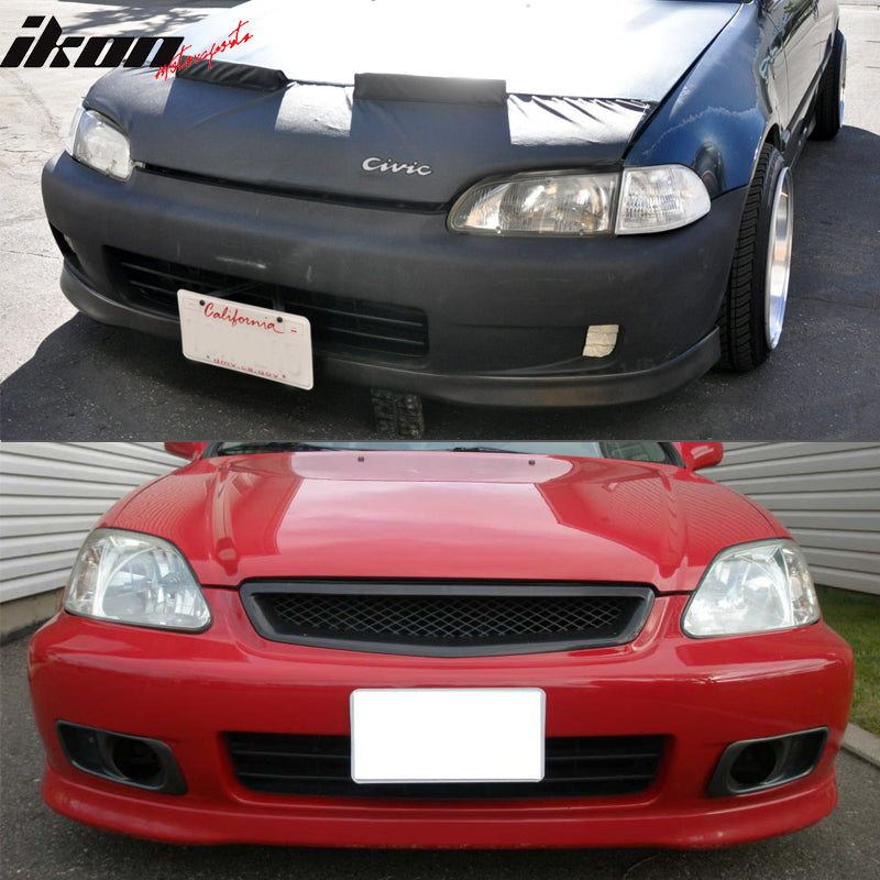 1999-2000 Honda Civic OE Style Front Bumper Lip PU