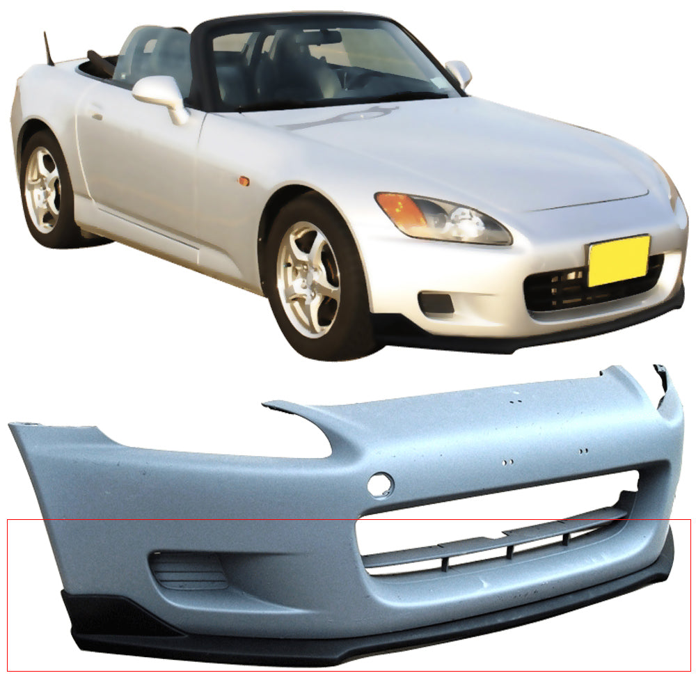 2000-2003 Honda S2000 2Dr AP1 CS Style Front Bumper Lip Spoiler PU