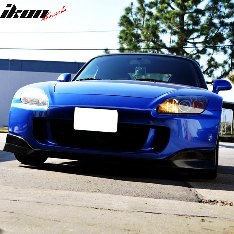 2004-2009 Honda S2000 AP2 DS Style Black Front Bumper Lip Spoiler PU