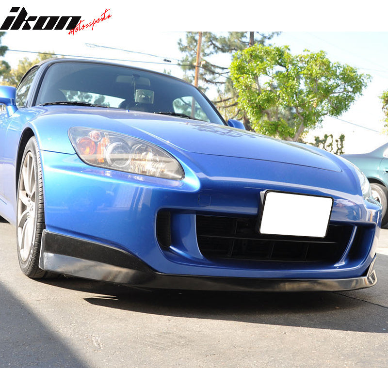 2004-2009 Honda S2000 AP2 DS Style Black Front Bumper Lip Spoiler PU
