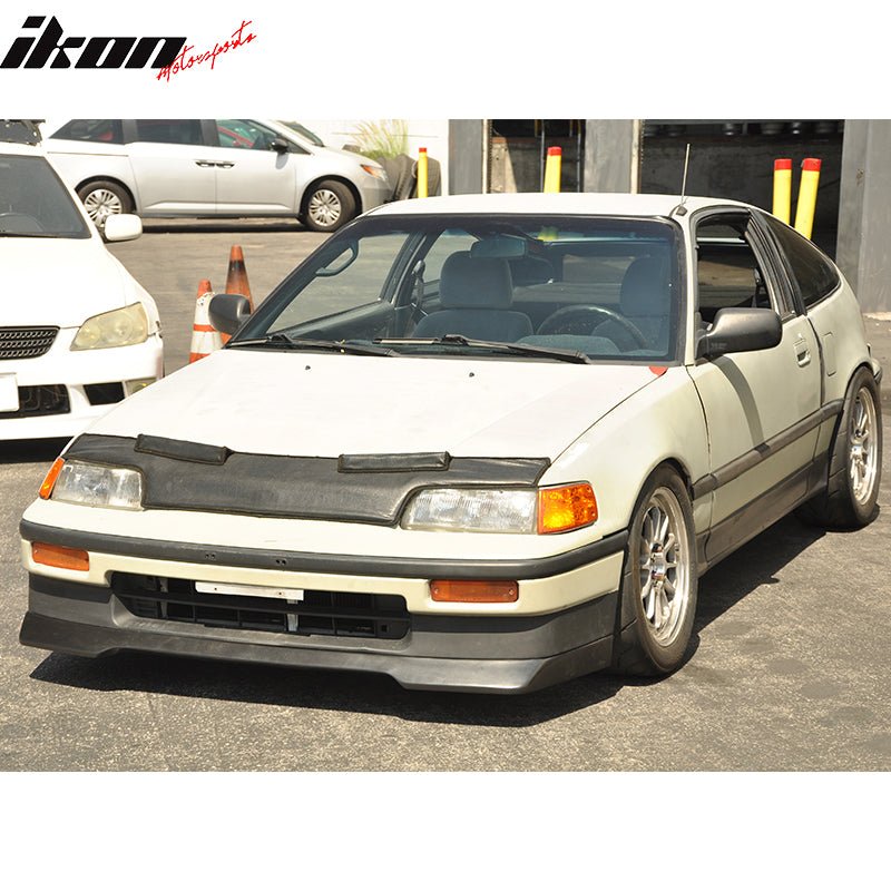 1988-1991 Honda CRX Coupe IKON Evo Style Front Bumper Lip Spoiler PU