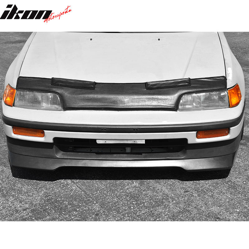 1988-1991 Honda CRX Coupe IKON Evo Style Front Bumper Lip Spoiler PU