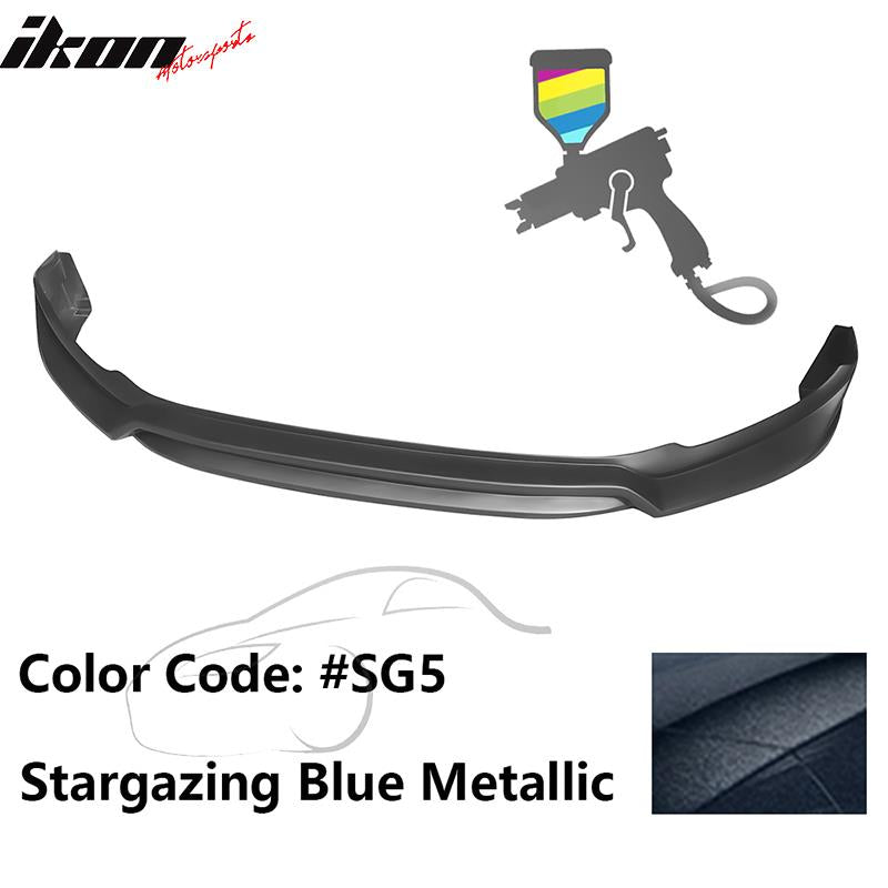 2017-2018 Hyundai Elantra L Style Painted Front Bumper Lip PP