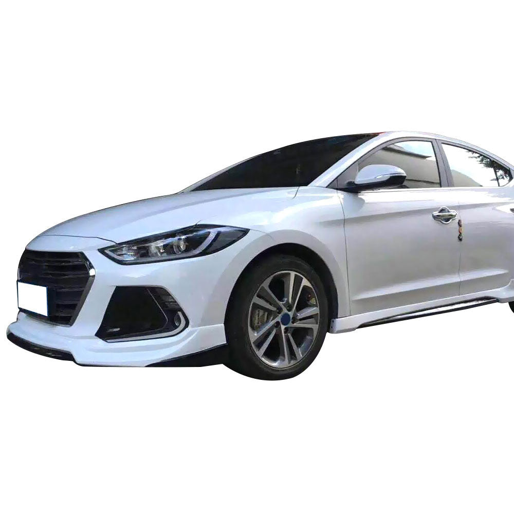 2017-2018 Hyundai Elantra L Style Painted Front Bumper Lip PP