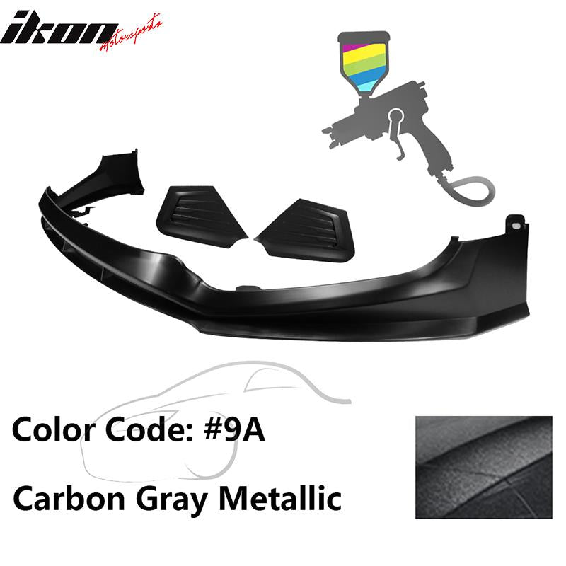 2017-2018 Hyundai Elantra SPW Style Front Bumper Lip W/Covers PP