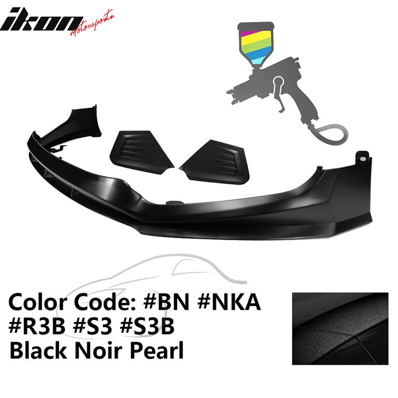 2017-2018 Hyundai Elantra SPW Style Front Bumper Lip W/Covers PP