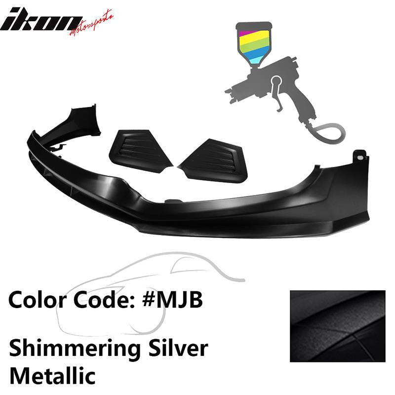 2017-2018 Hyundai Elantra SPW Style Front Bumper Lip W/Covers PP