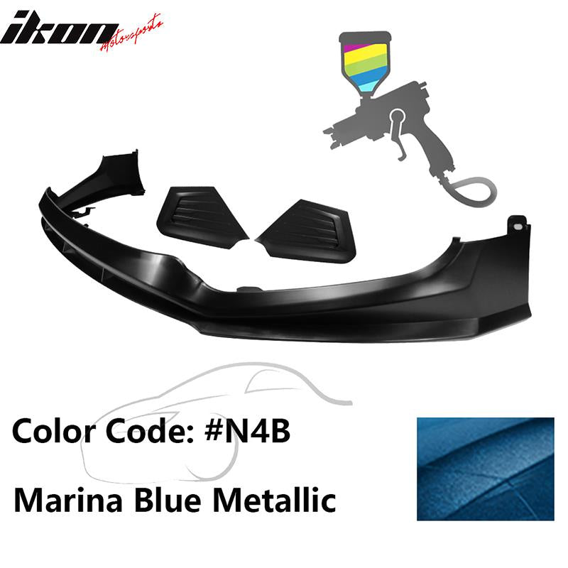 2017-2018 Hyundai Elantra SPW Style Front Bumper Lip W/Covers PP